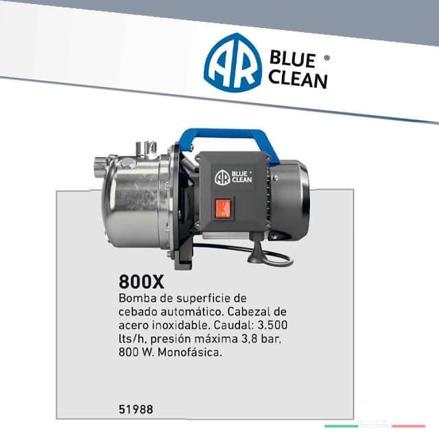 Bomba de Agua 800X AR Blue Clean - Imagen 1