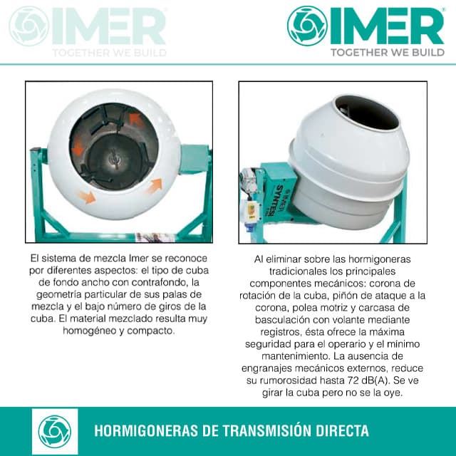 Hormigonera Gasolina IMER Syntesi-300 - Imagen 4