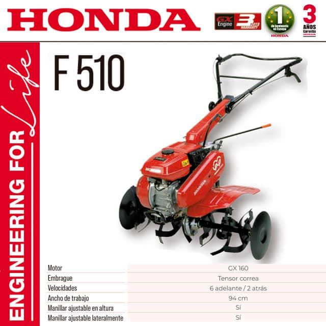 Motoazada HONDA F510 - Imagen 1