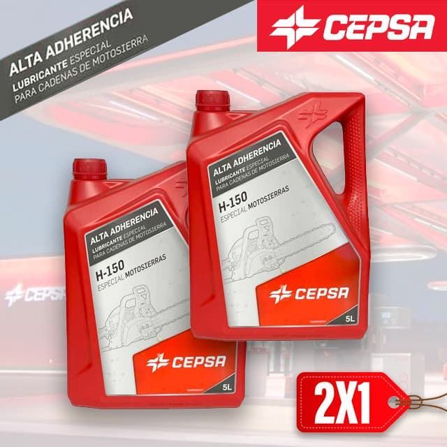 2X1 Aceite Engrase Cadenas 5L CEPSA H-150 - Imagen 1