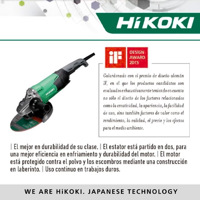 Amoladora HIKOKI G23SW2W7Z - Imagen 3