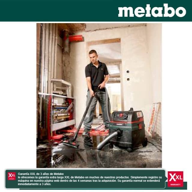 Aspirador Universal METABO ASR 25 L SC 1400W - Imagen 5