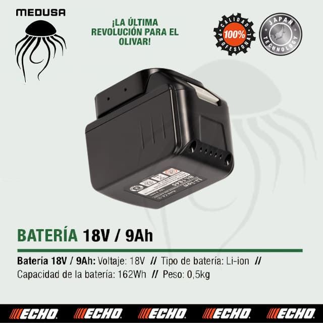 Batería MEDUSA 9Ah 18V - Imagen 1