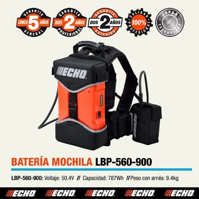 Batería Mochila 16Ah ECHO LBP-560-900 - Imagen 1