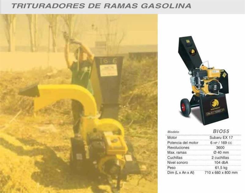 ALQUILER DE BIOTRITURADORA GASOLINA 60 MM. EN PAMPLONA Y NAVARRA