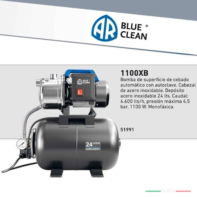 Bomba de Agua 1100XB AR Blue Clean - Imagen 1