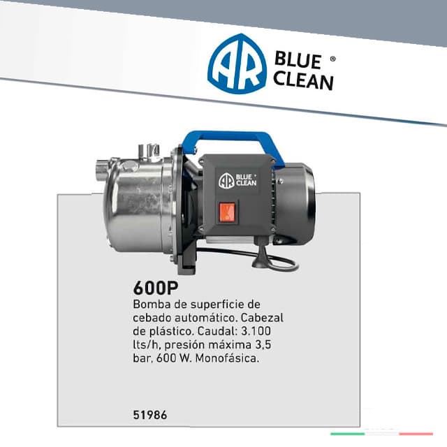 Bomba de Agua 600P AR Blue Clean - Imagen 1