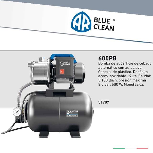 Bomba de Agua 600PB AR Blue Clean - Imagen 1