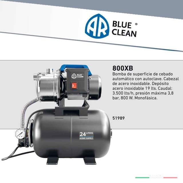Bomba de Agua 800XB AR Blue Clean - Imagen 1