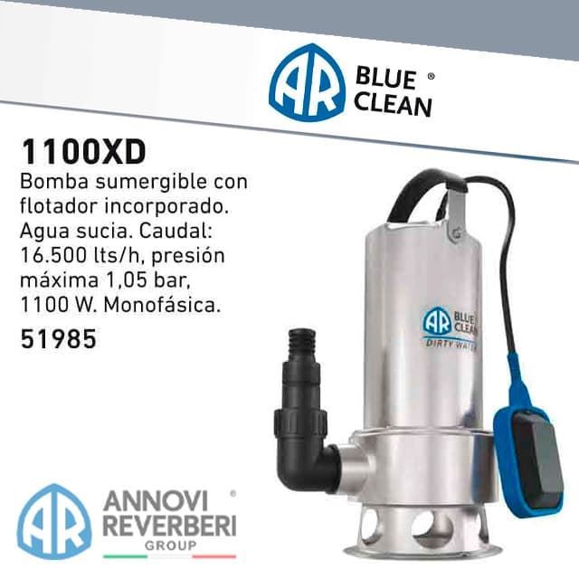 Bomba Sumergible AR Blue Clean 1100XD - Imagen 1