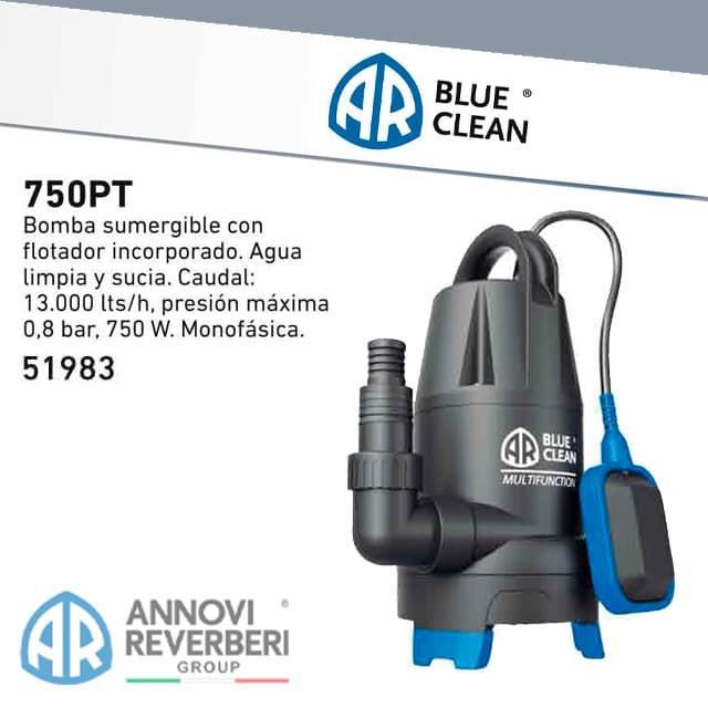 Bomba Sumergible AR Blue Clean 750PT - Imagen 1