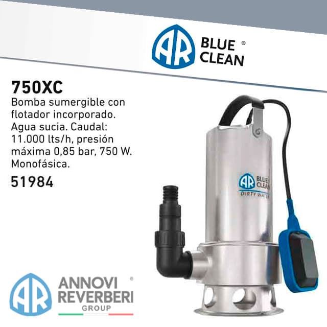 Bomba Sumergible AR Blue Clean 750XC - Imagen 1