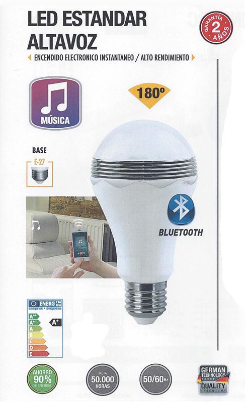 Bombilla ALTAVOZ Led 7W - Imagen 1