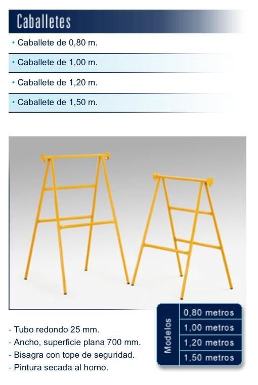 Caballetes Extensibles EN ALQUILER - Imagen 2