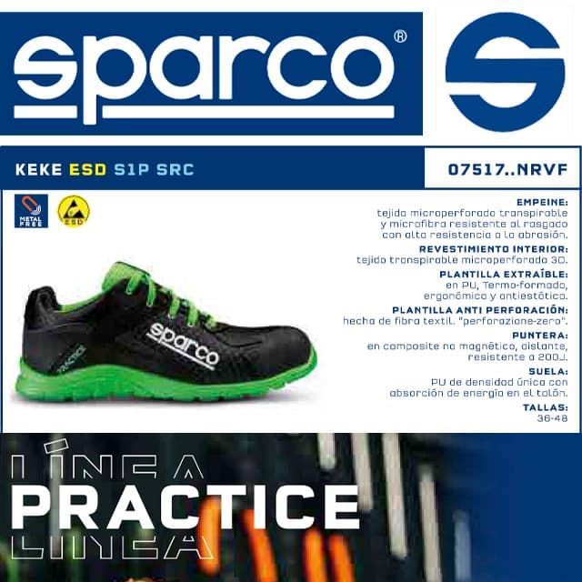 Calzado Seguridad SPARCO S1P KEKE Practice - Imagen 1