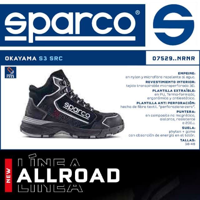 Calzado Seguridad SPARCO S3 OKAYAMA AllRoad - TIENDA ONLINE