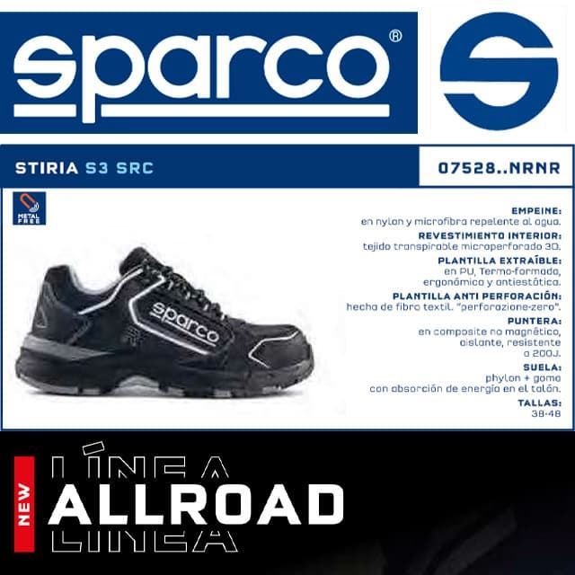 Calzado Seguridad SPARCO S3 STIRIA AllRoad - Imagen 1