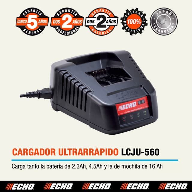 Cargador Ultrarapido ECHO LCJU-560 - Imagen 1
