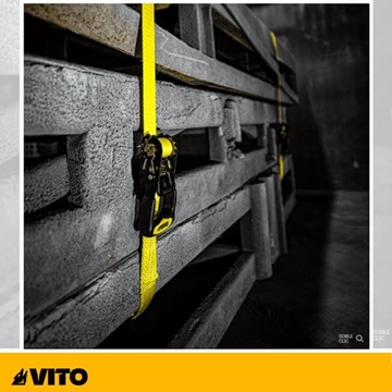Cinta de Amarre Ganchos Duplos VITO Auto 4.5M/2500Kg - Imagen 2