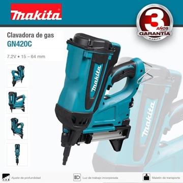 Clavadora de Gas a Batería MAKITA GN420CLSE - Imagen 1