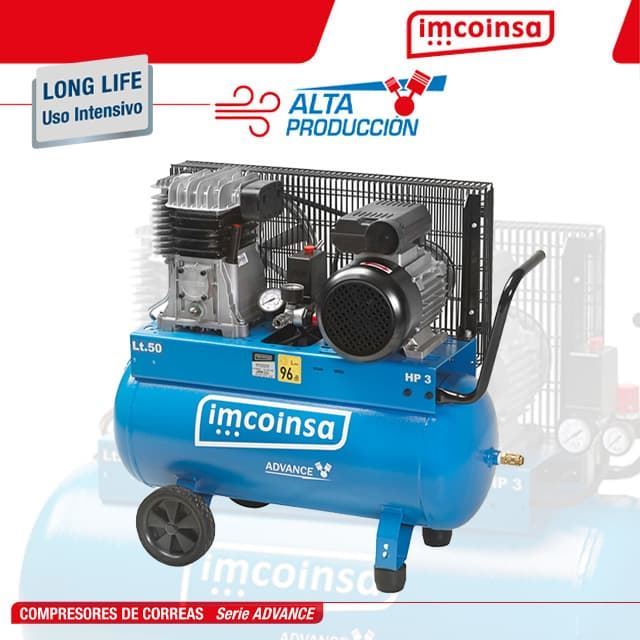 Compresor Monofásico IMCOINSA 3HP/50L Advance - Imagen 1