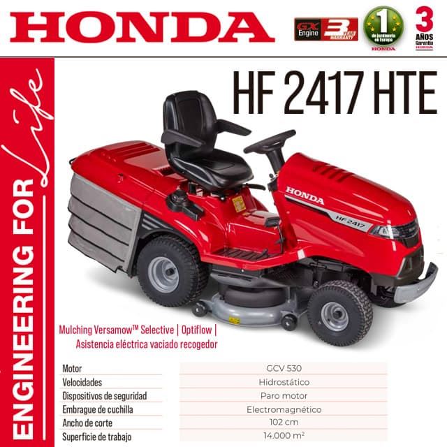 Cortacésped de Asiento HONDA HF 2417 HTE - Imagen 1