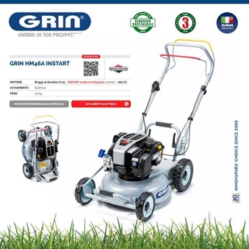 Cortacésped Gasolina GRIN HM 46 A B&S 675 Instart - Imagen 1
