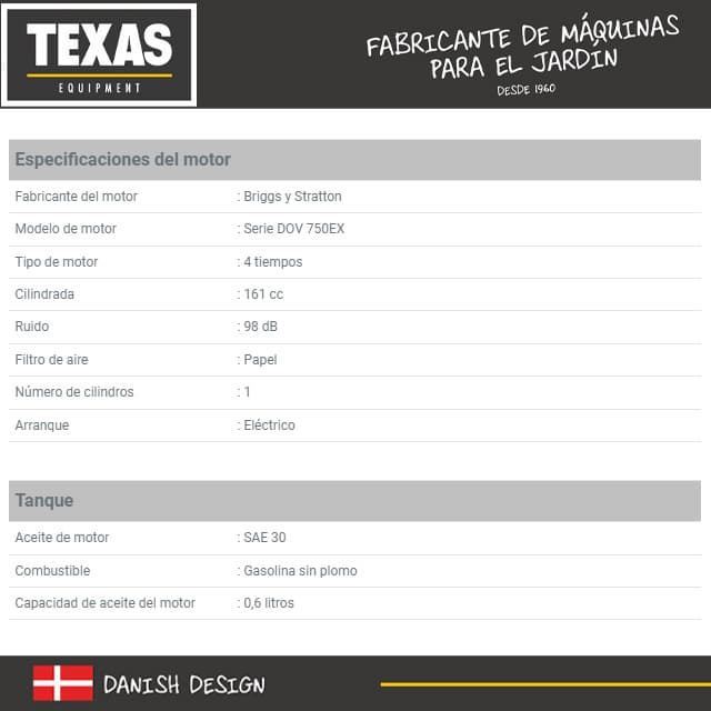 Cortacésped Gasolina TEXAS 5180TR/WE Arranque Eléctrico - Imagen 7