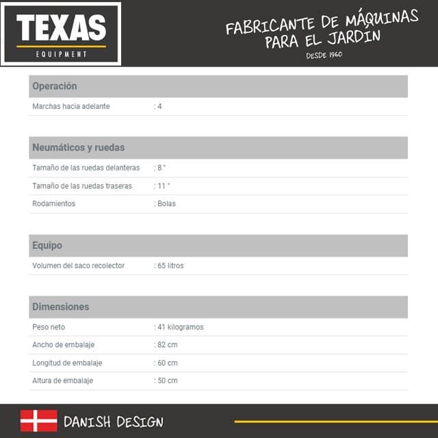 Cortacésped Gasolina TEXAS 5180TR/WE Arranque Eléctrico - Imagen 9