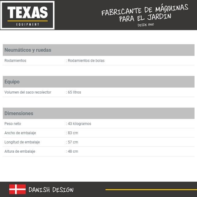 Cortacésped Gasolina TEXAS Razor 5160TR/WE Arranque Eléctrico - Imagen 4