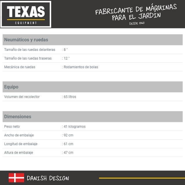 Cortacésped Gasolina TEXAS WLA5391 TR/W Chasis Aluminio - Imagen 7