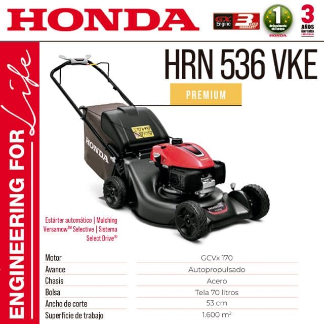 Cortacésped HONDA HRN 536 VKE Premium - Imagen 1
