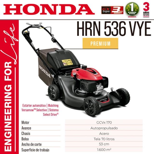 Cortacésped HONDA HRN 536 VYE Premium - Imagen 1