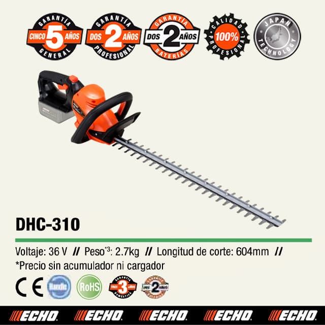 Cortasetos Batería ECHO DHC-310* - TIENDA ONLINE