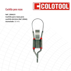Cuchilla Térmica Rozas 30MM COLOTOOL - Imagen 1