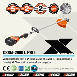 Desbrozadora Batería ECHO DSRM-2600 L PRO - Imagen 1