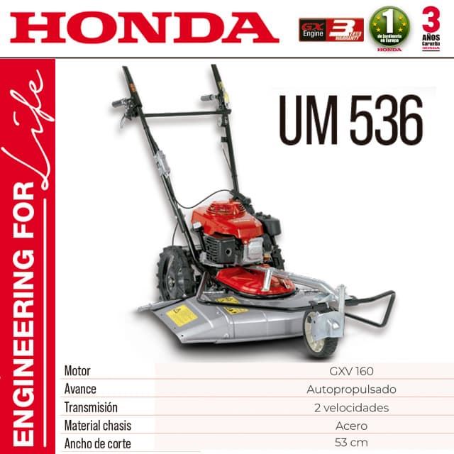 Desbrozadora de Ruedas HONDA UM 536 - Imagen 1