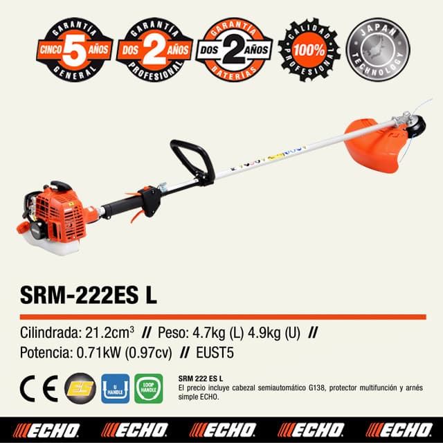 Desbrozadora ECHO SRM-222ES L - Imagen 1