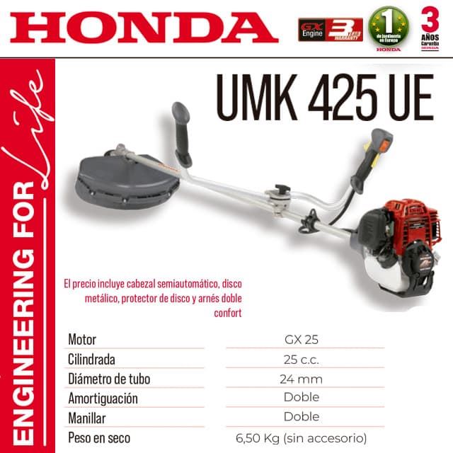 Desbrozadora Gasolina 4T HONDA UMK 425 UE - Imagen 1