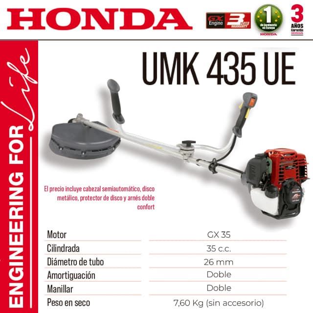 Desbrozadora Gasolina 4T HONDA UMK 435 UE - Imagen 1