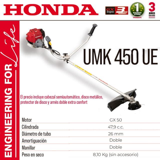 Desbrozadora Gasolina 4T HONDA UMK 450 UE - Imagen 1