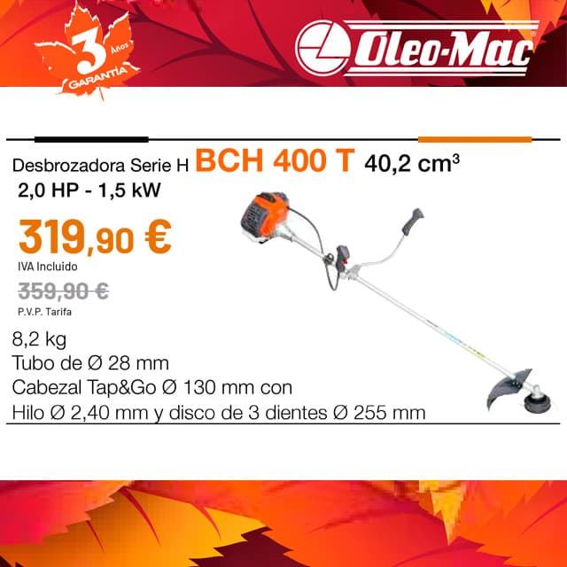 Desbrozadora OLEO-MAC BCH 400 T - Imagen 1
