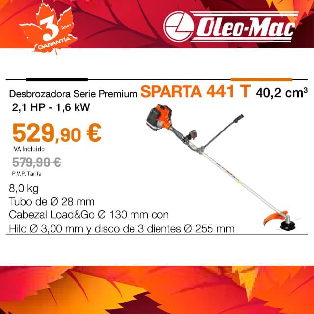 Desbrozadora OLEO-MAC SPARTA 441 T - Imagen 1