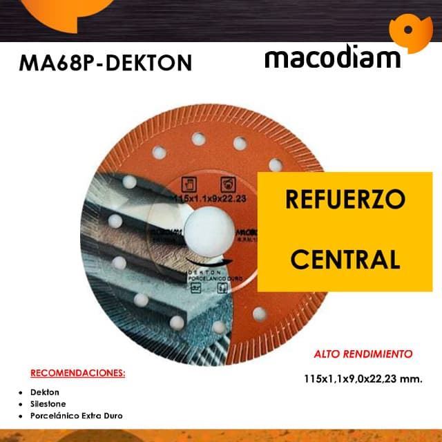 Disco Corte 115 MACODIAM Dekton - Imagen 1