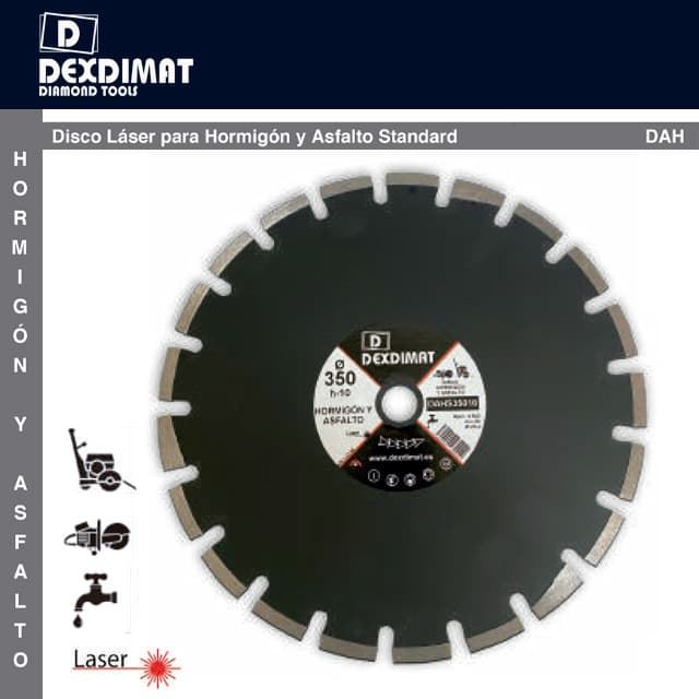 Disco Corte Hormigón/Asfalto DEXDIMAT D.450 h-10 Standard - Imagen 1