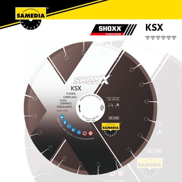 Disco Corte Porcelánico/Mármol SAMEDIA KSX Shoxx 300X30/25.4 - Imagen 1