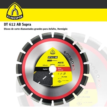 Disco Diamantado KLINGSPOR DT 612 AB D.400X25.4 - Imagen 1