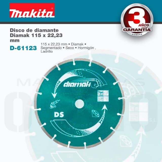 Disco Diamante MAKITA Diamak 115 - Imagen 1