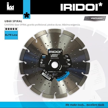 Disco IRIDOI UB60 Spiral 230 H22.2 Granito - Imagen 1