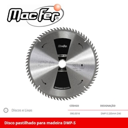 Disco Widea Corte Madera MACFER 235X30 Z40 - Imagen 1